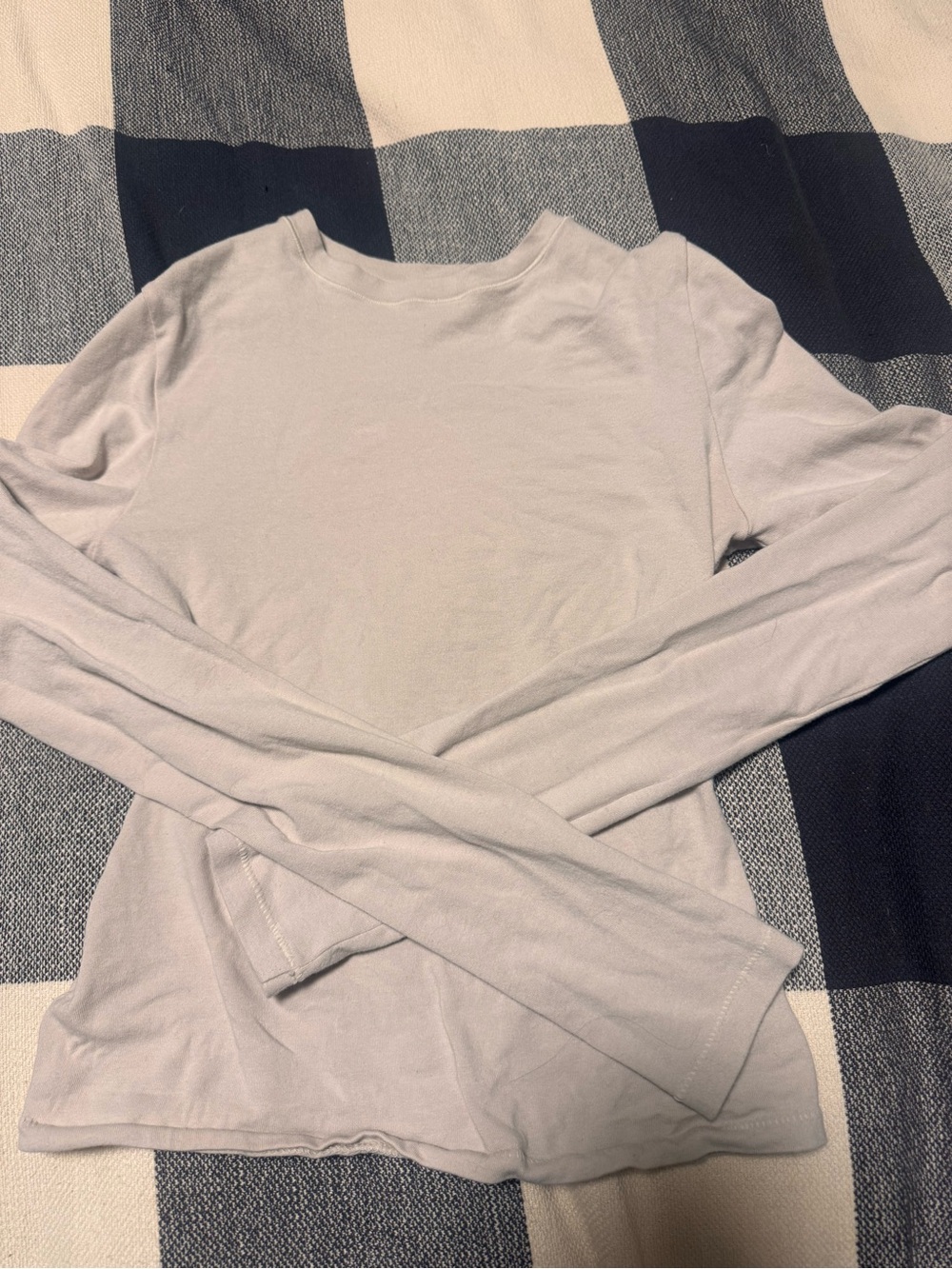 SKIMS COTTON JERSEY LONG SLEEVE T-SHIRT | STONE